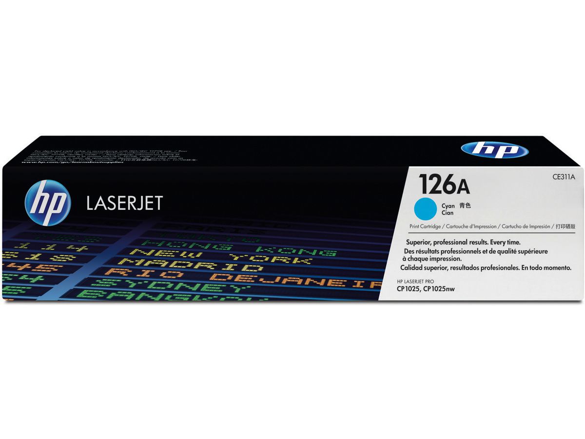 HP Toner-Modul 126A CLJ Pro CP1025, Cyan