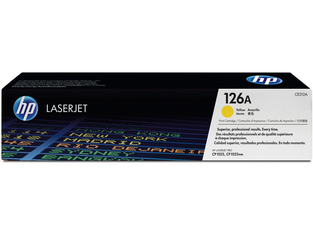 HP Toner-Modul 126A CLJ Pro CP1025, Gelb