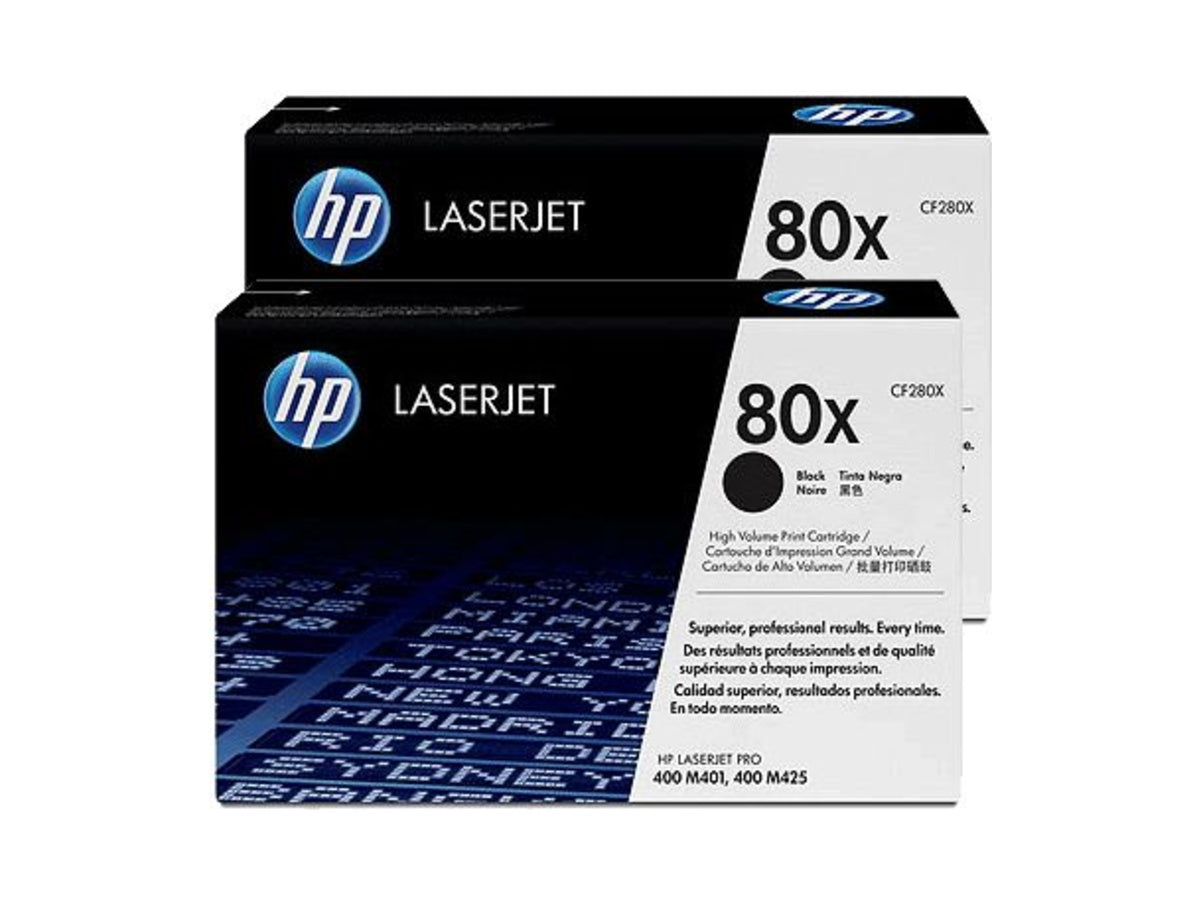 HP Toner Doppelpack 80X schwarz LaserJet Pro 400 (2 Stück)