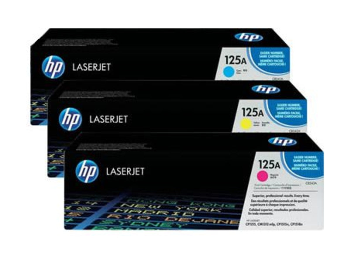 HP Toner Tri-Pack 125A CMY Color LJ CP 1210