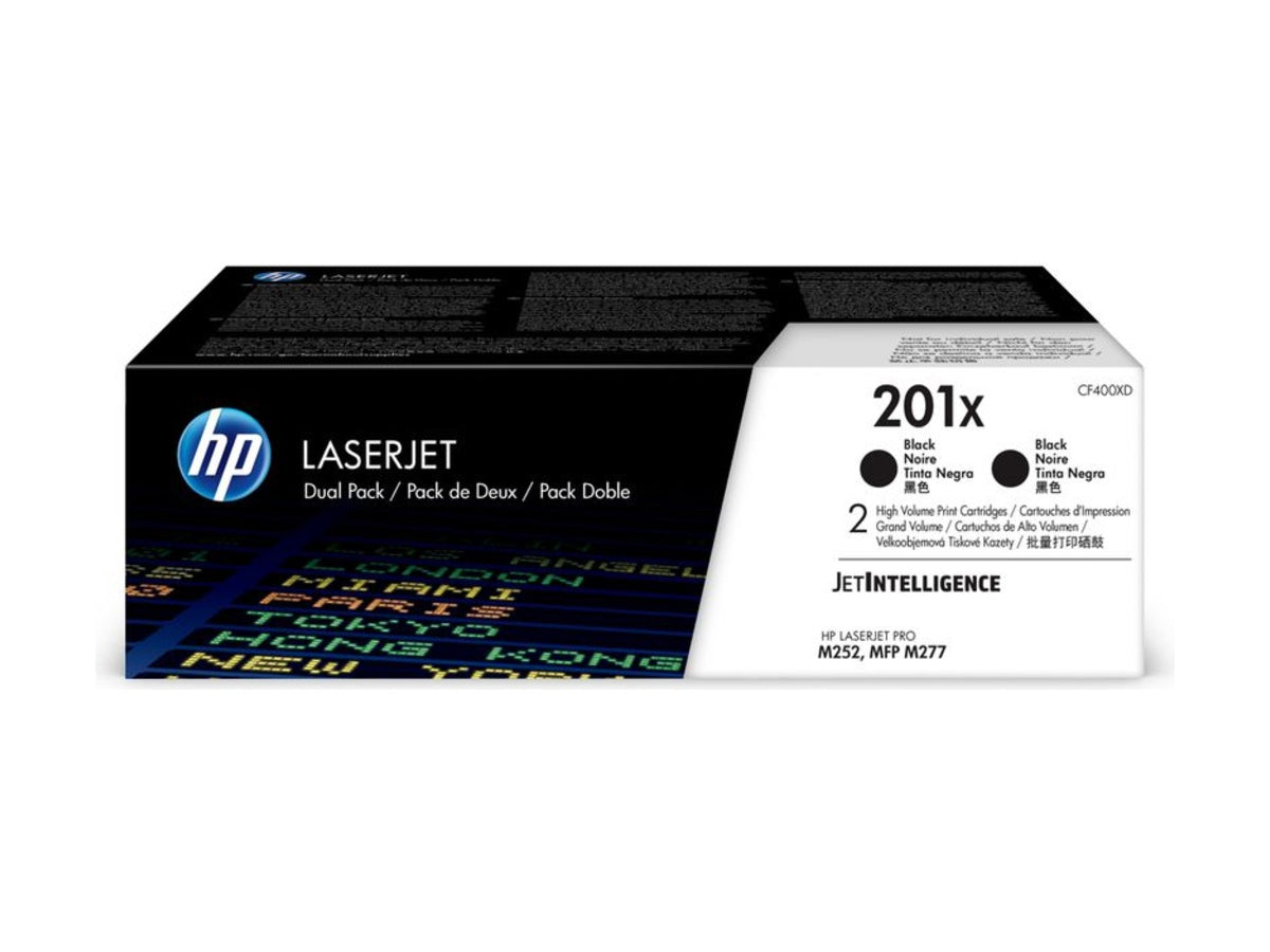 HP Toner Doppelpack 201X schwarz CLJ Pro M252/MFP277 (2 Stück)