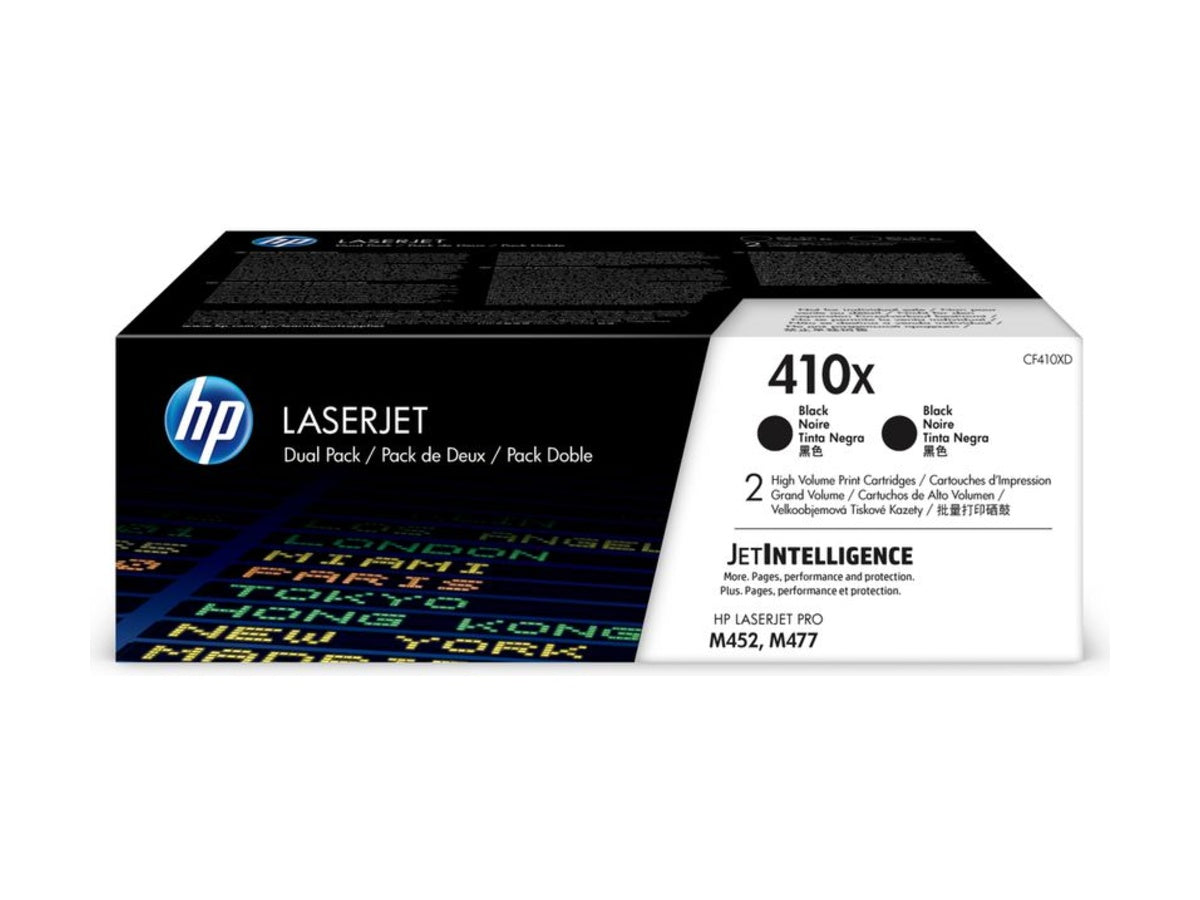 HP Toner Doppelpack 410X schwarz CLJ Enterprise M452 (2 Stück)
