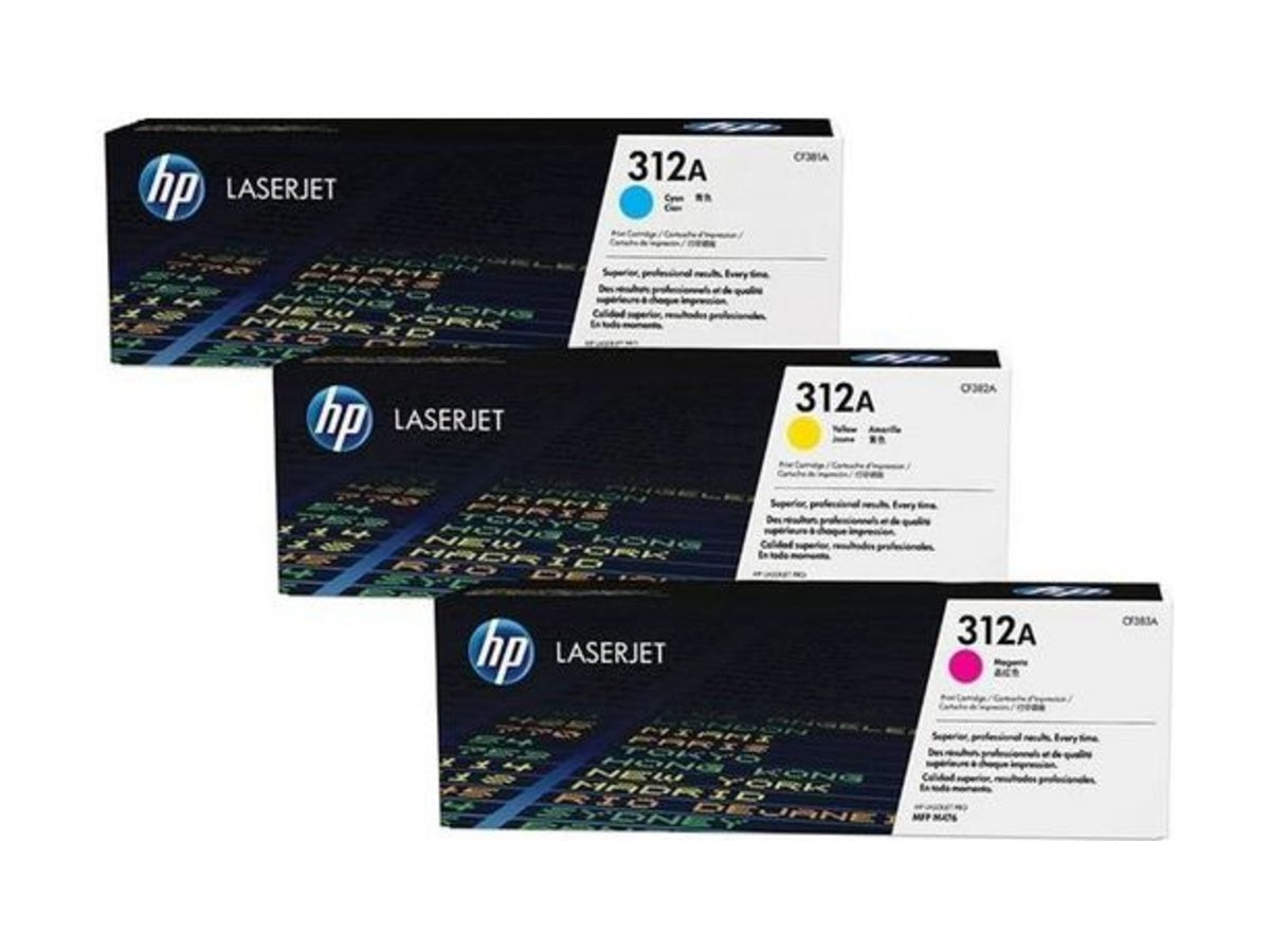 HP Toner Tri-Pack 312A CMY Color LJ Pro M476