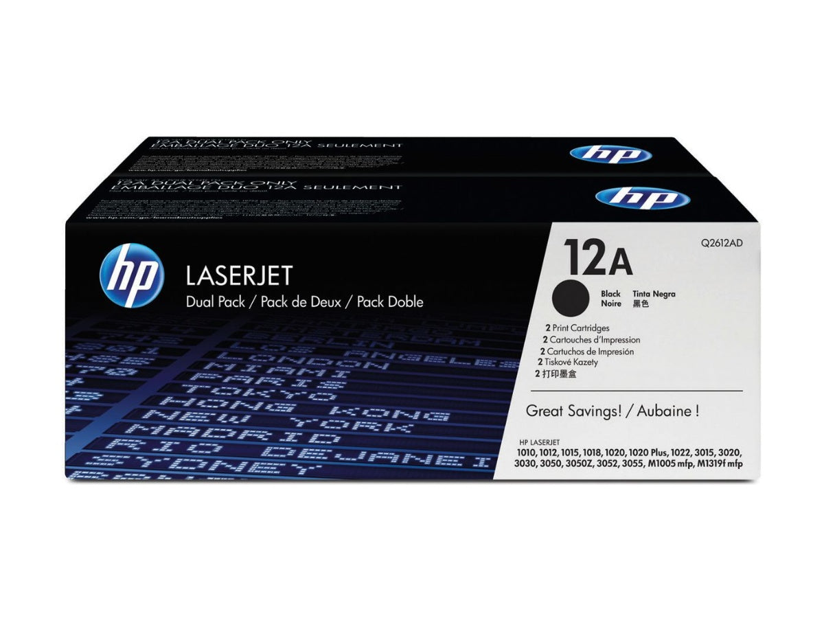 HP Toner Doppelpack 12A schwarz LaserJet 1010 (2 Stück)