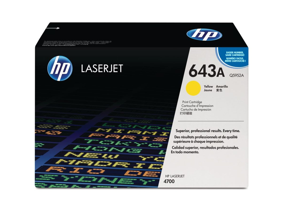 HP Toner-Modul 643A Color LaserJet 4700, Gelb
