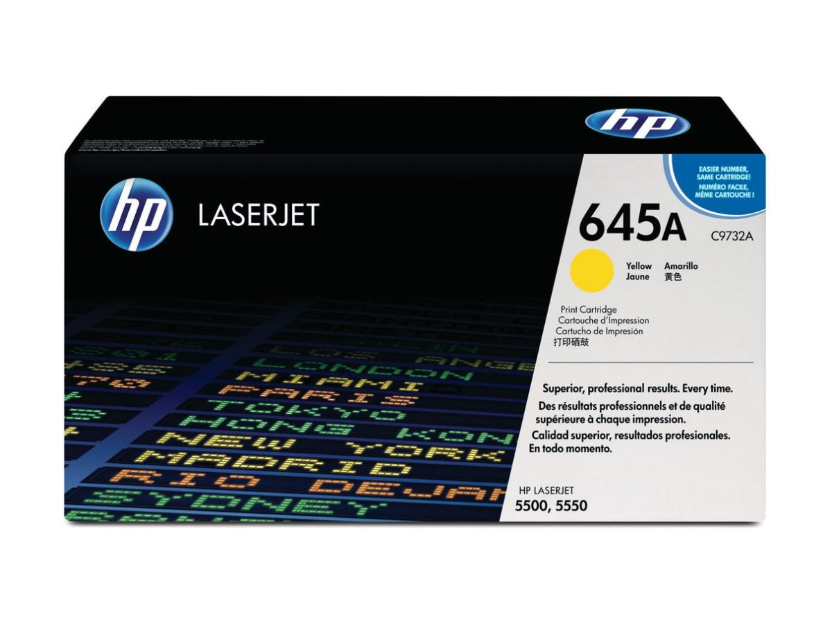 HP Toner-Modul 645A Color LaserJet 5500/5550, Gelb