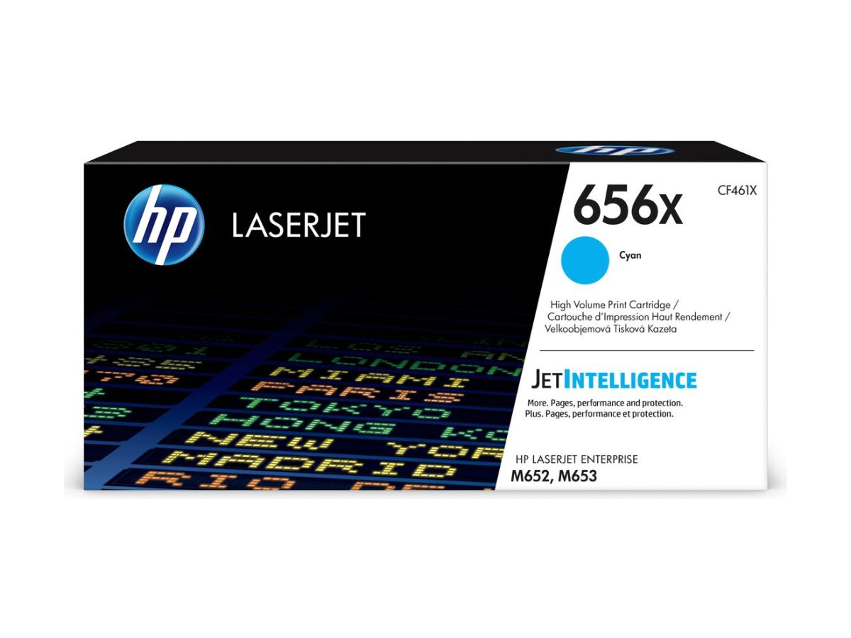 HP Toner-Modul 656X CLJ Enterprise M652/M653, Cyan