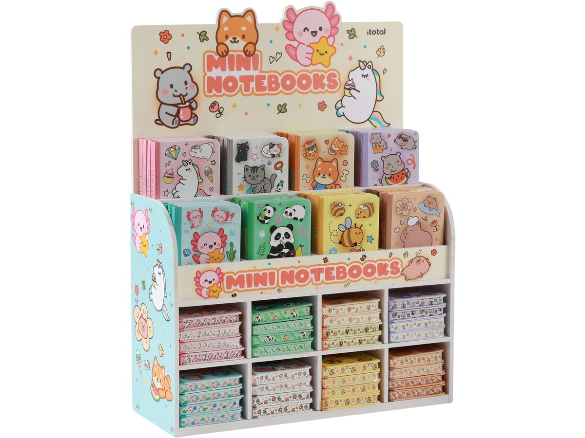 I-TOTAL Notizbuch Mini 7.8x10.5cm XL1891A assortiert