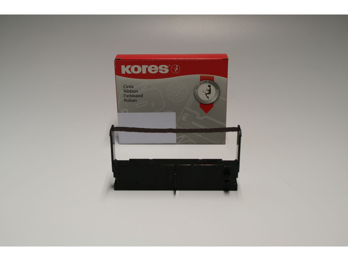 KORES Farbband Nylon schwarz R9/114 zu Epson ERC 32 13mm/8m