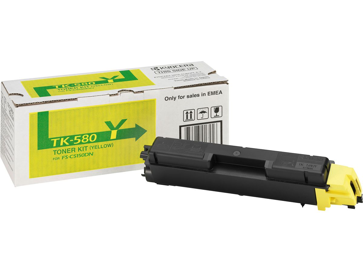 KYOCERA TK-580 Original Toner, Gelb