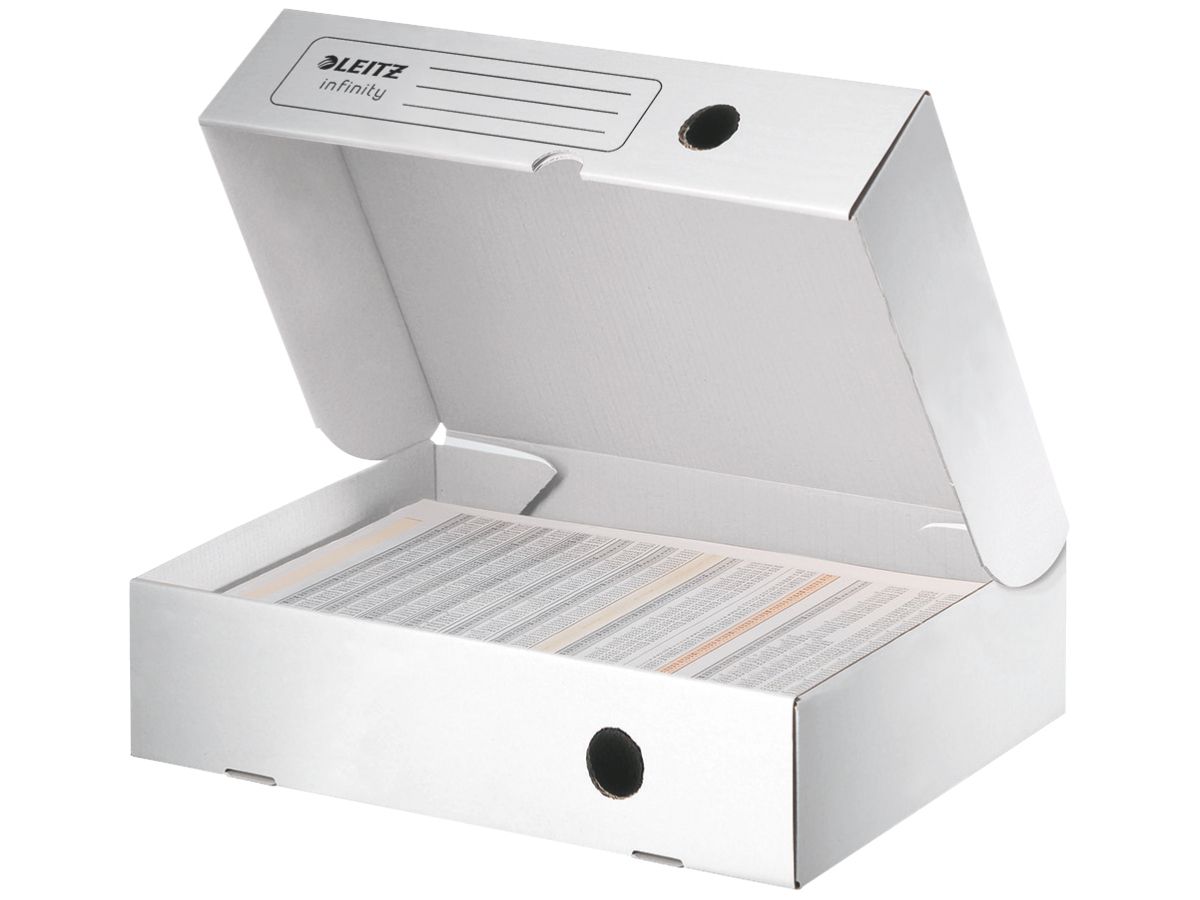 LEITZ Infinity Archivschachtel, weiss