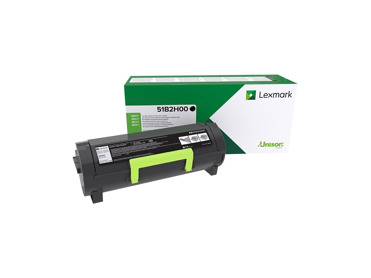 LEXMARK MS317 / MS417 / MS517 / MS617 Original Toner, Hohe Ergiebigkeit (HY)