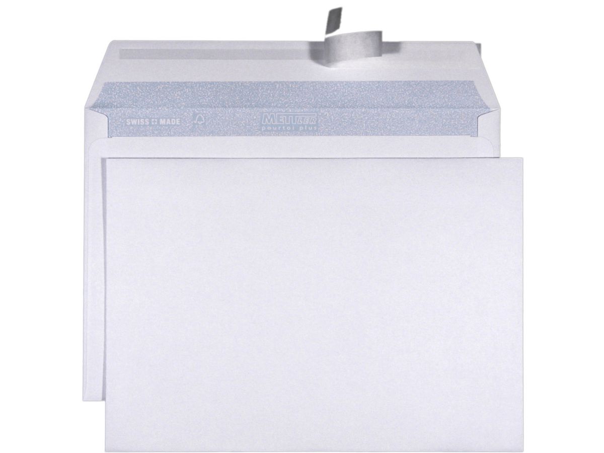 Mettler Couvert C5 ohne Fenster ultraweiss 120 g/m² (500 Stück)