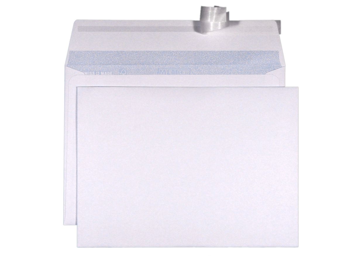 Mettler Couvert C5 ohne Fenster ultraweiss 100 g/m² (500 Stück)