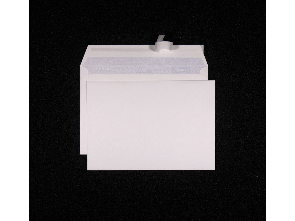 Mettler Couvert C5 ohne Fenster weiss 100 g/m² (500 Stück)
