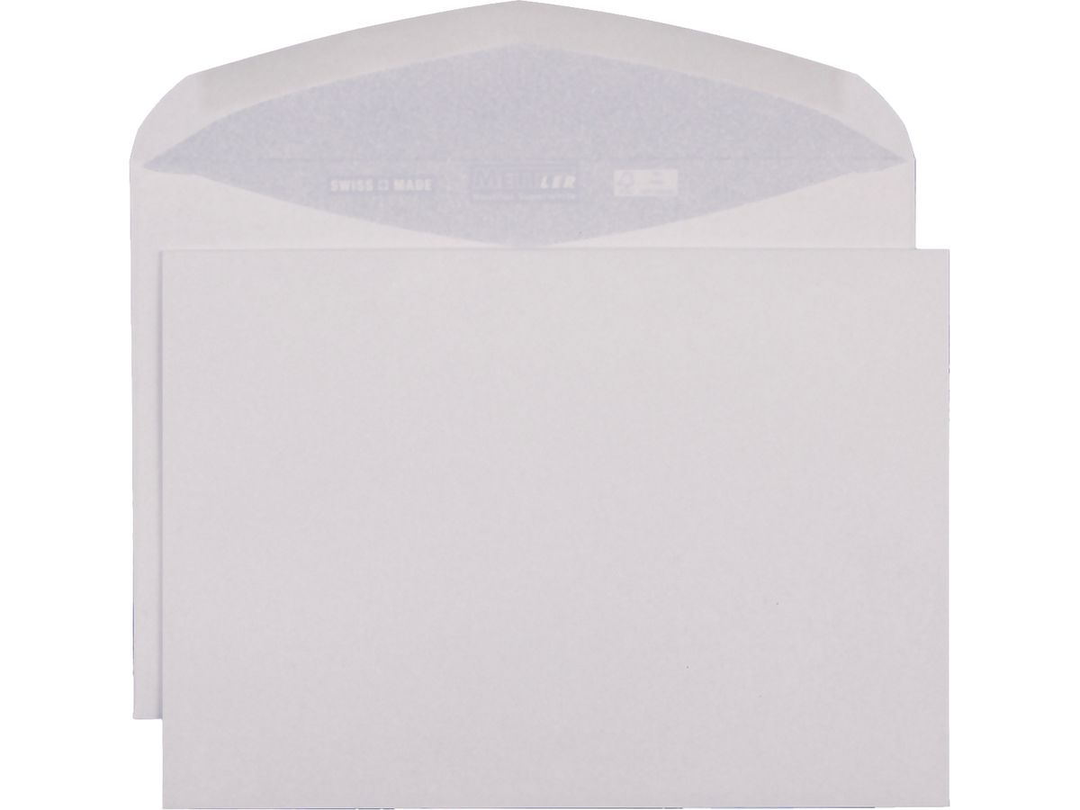 Mettler Couvert C5 ohne Fenster weiss 100 g/m² (500 Stück)