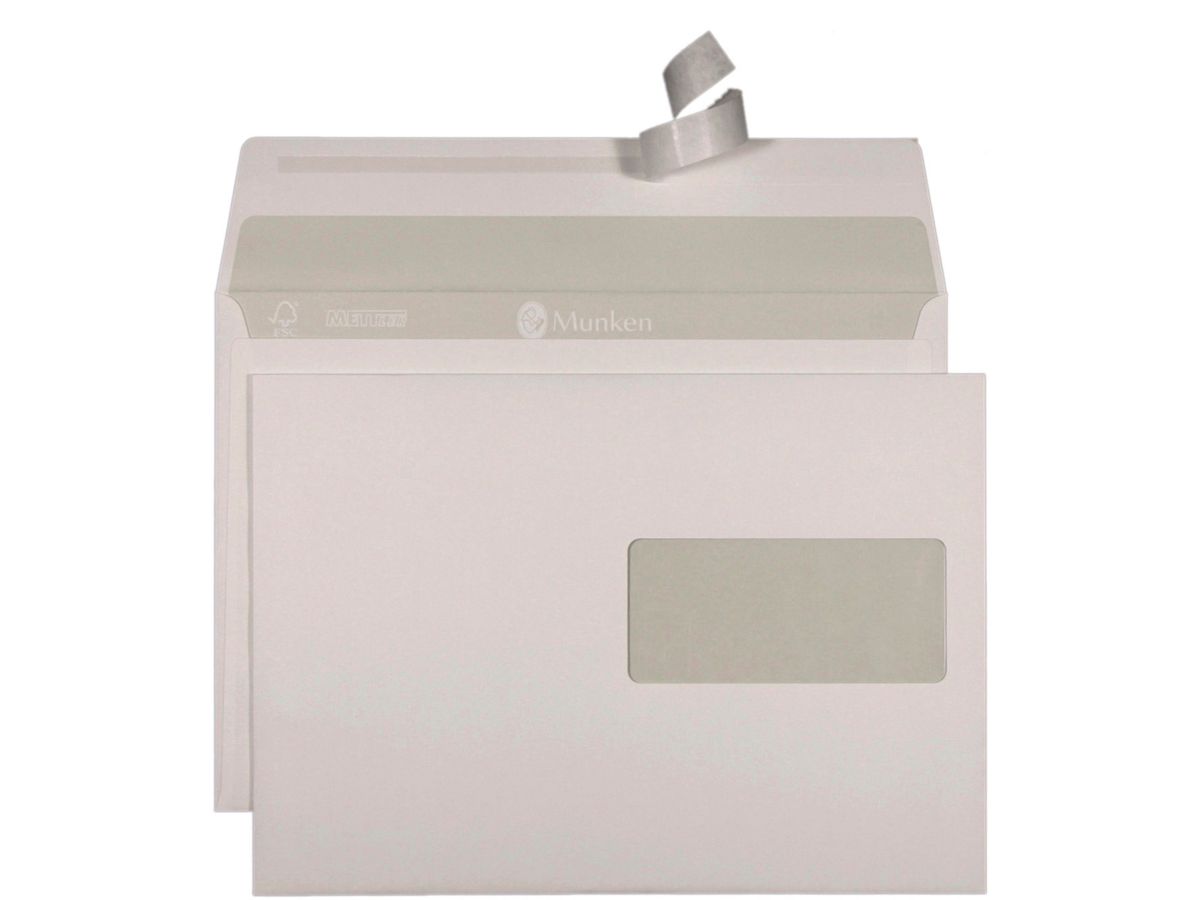 Mettler Couvert C5 Fenster rechts weiss 120 g/m² (500 Stück)