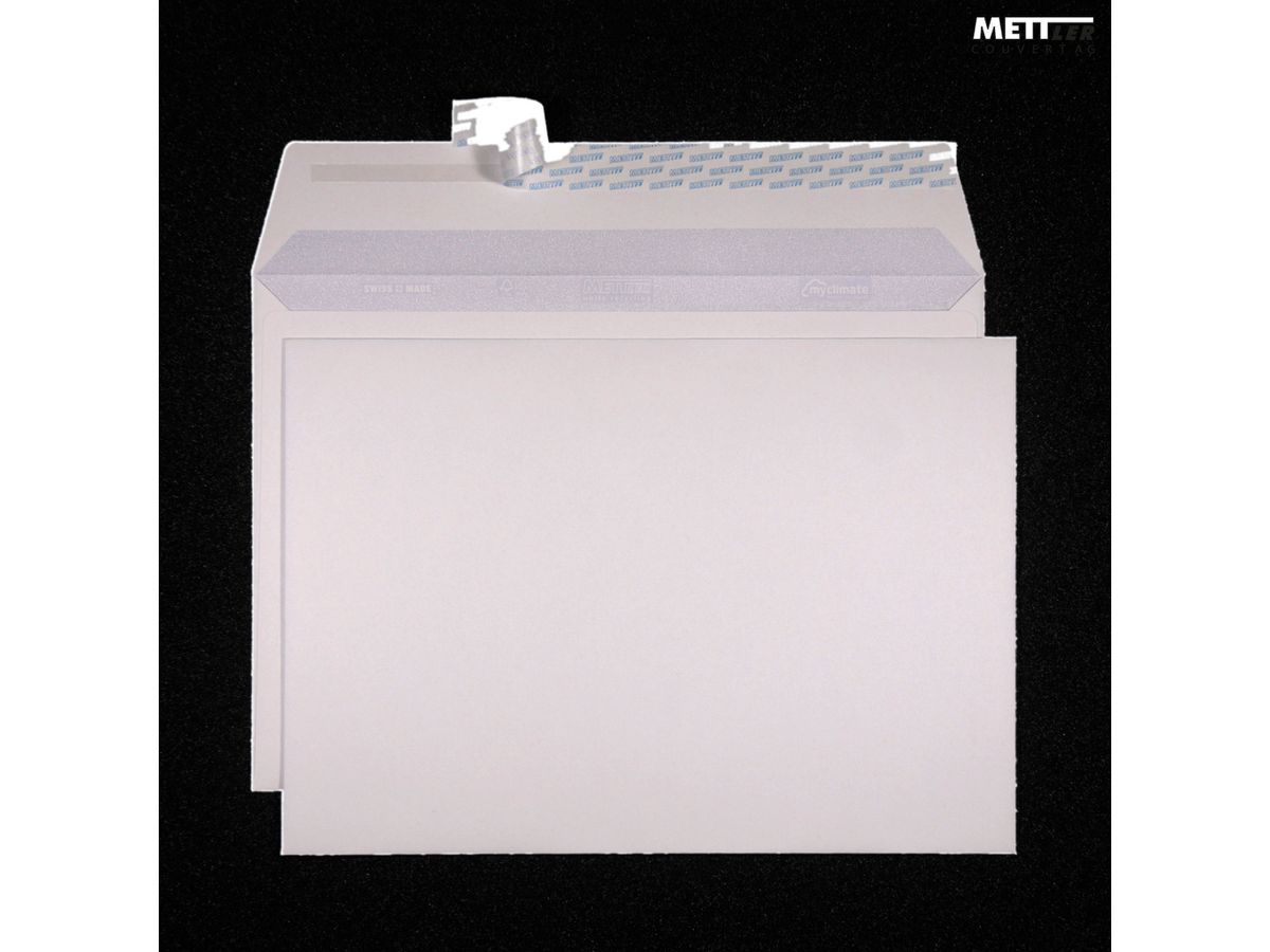 Mettler Couvert C4 ohne Fenster weiss 120 g/m² (250 Stück)