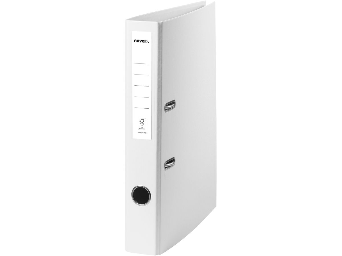 Ordner Novooo Pro 4cm A4, Weiss