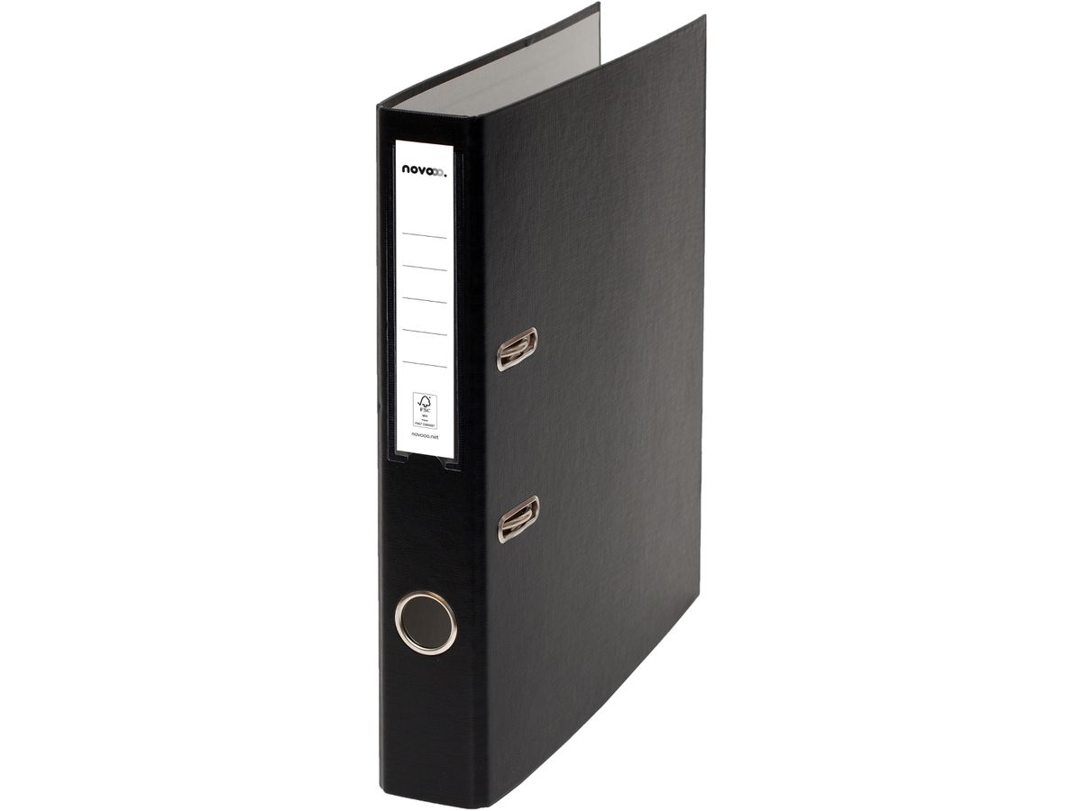 Ordner Novooo Pro 4cm A4, Schwarz