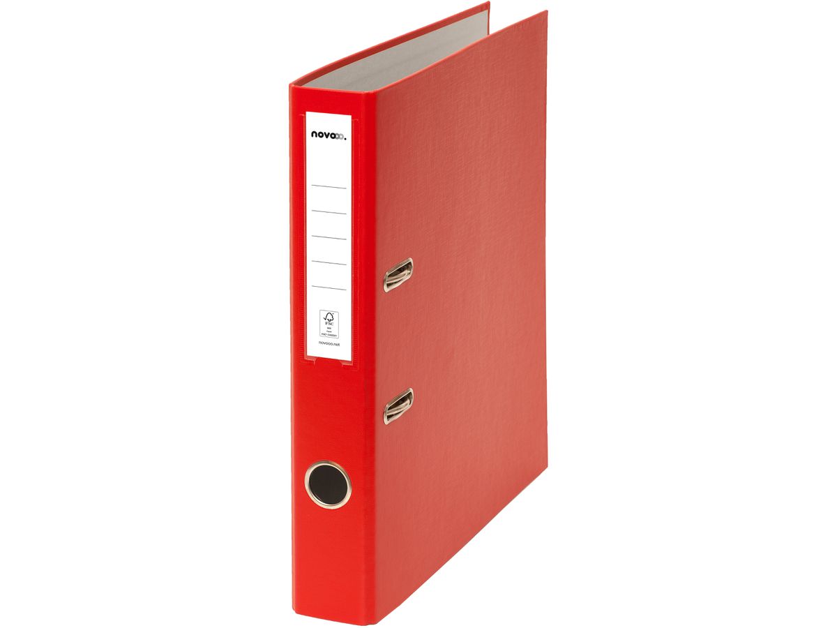Ordner Novooo Pro 4cm A4, Rot