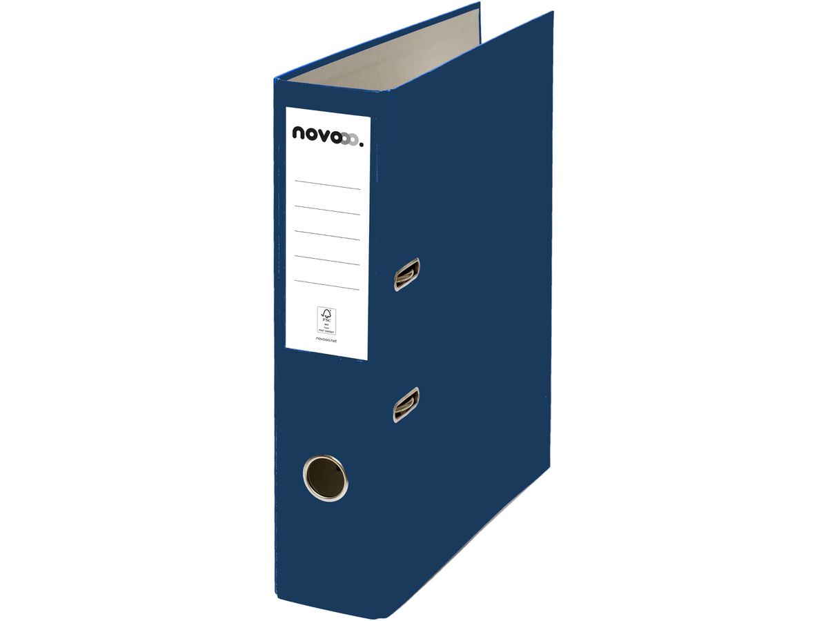 Ordner Novooo Pro 7cm A4, Marineblau