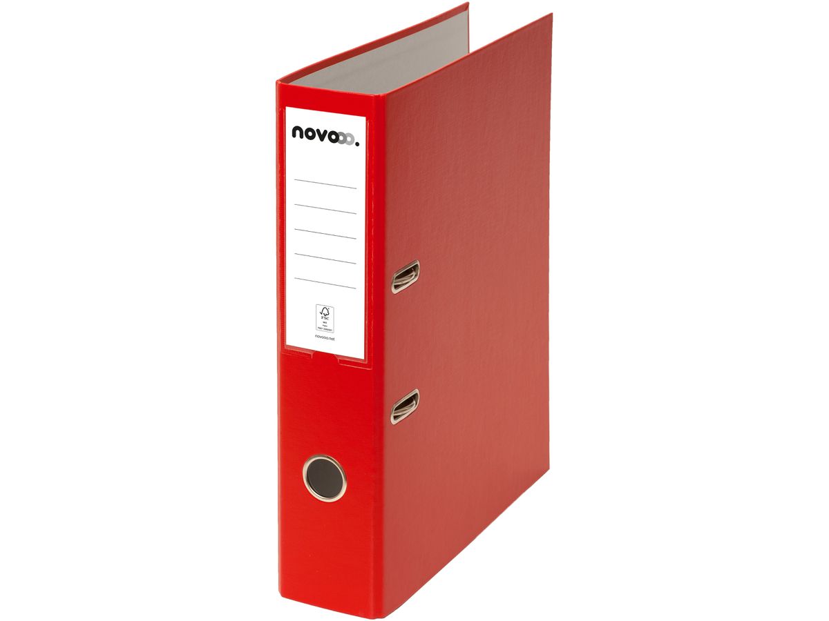 Ordner Novooo Pro 7cm A4, Rot