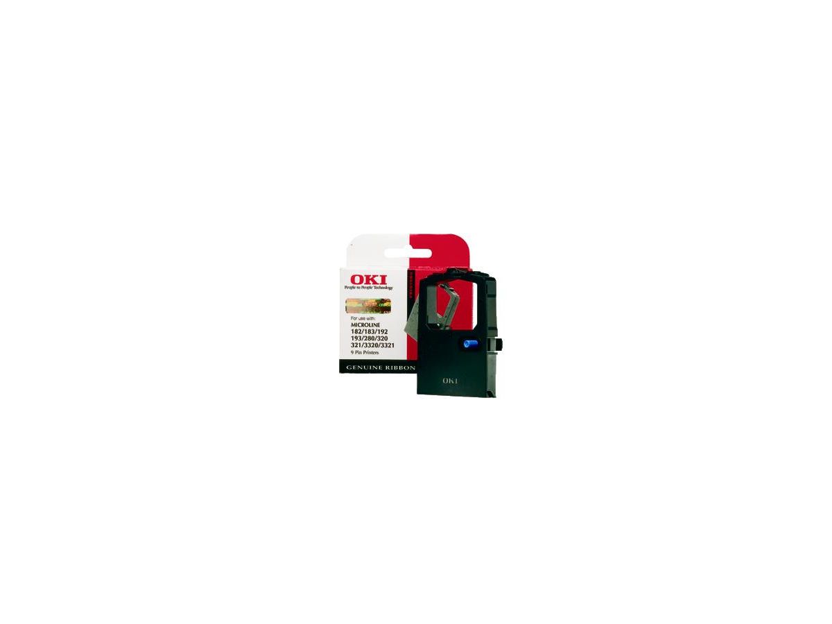 OKI Farbband Nylon schwarz 09002303 ML 180/182