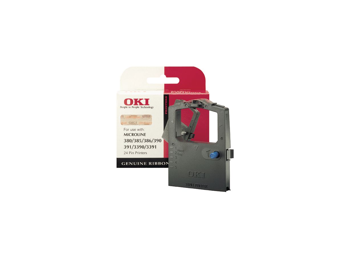 OKI Farbband Nylon schwarz 09002309 ML 391
