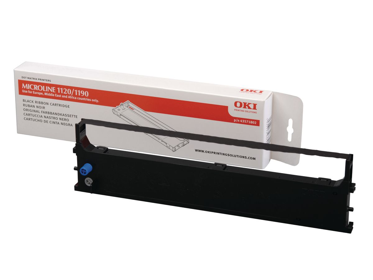OKI Farbband Nylon schwarz 43571802 ML 1120/1190