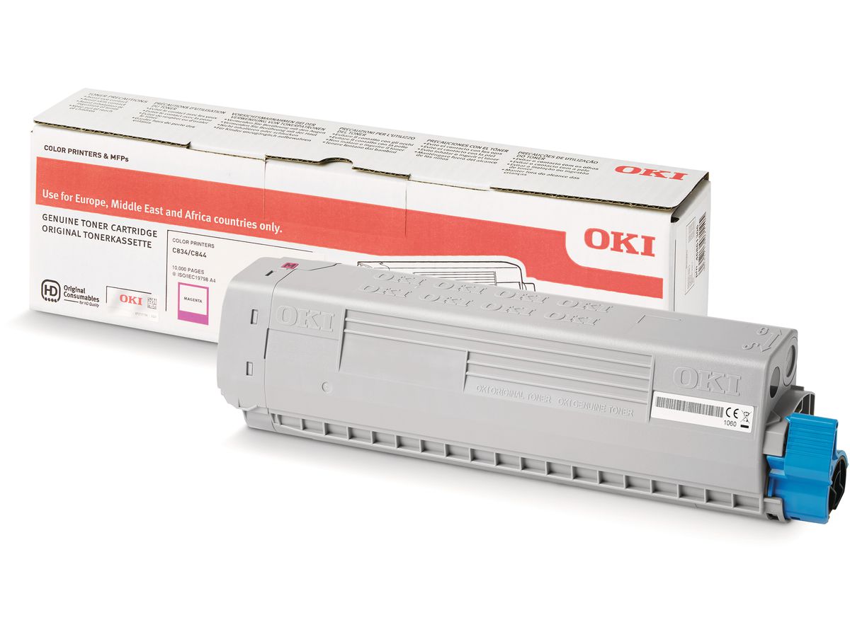 OKI C834 / C844 Original Toner (10.000), Magenta