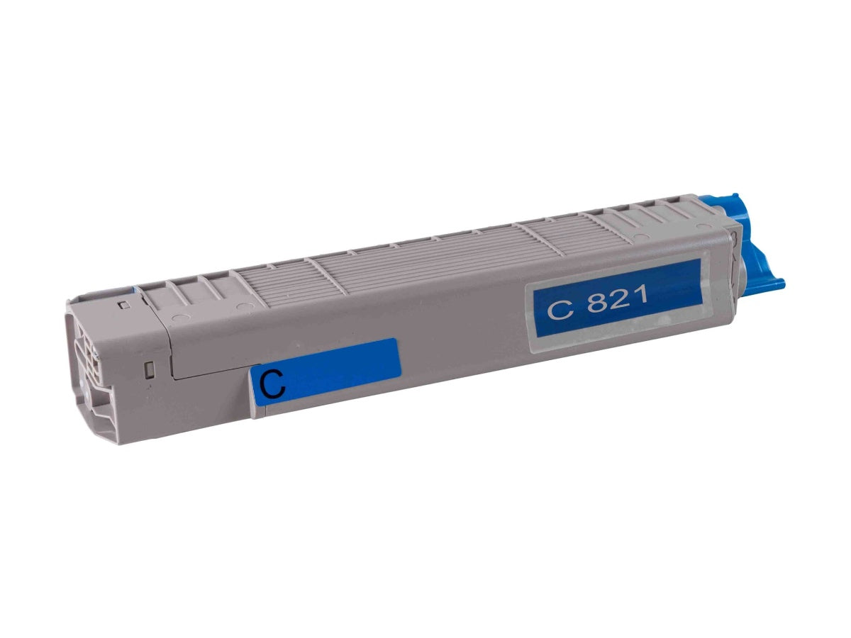 OKI C801 / C821 Toner kompatibel – 7'300 Seiten, Cyan