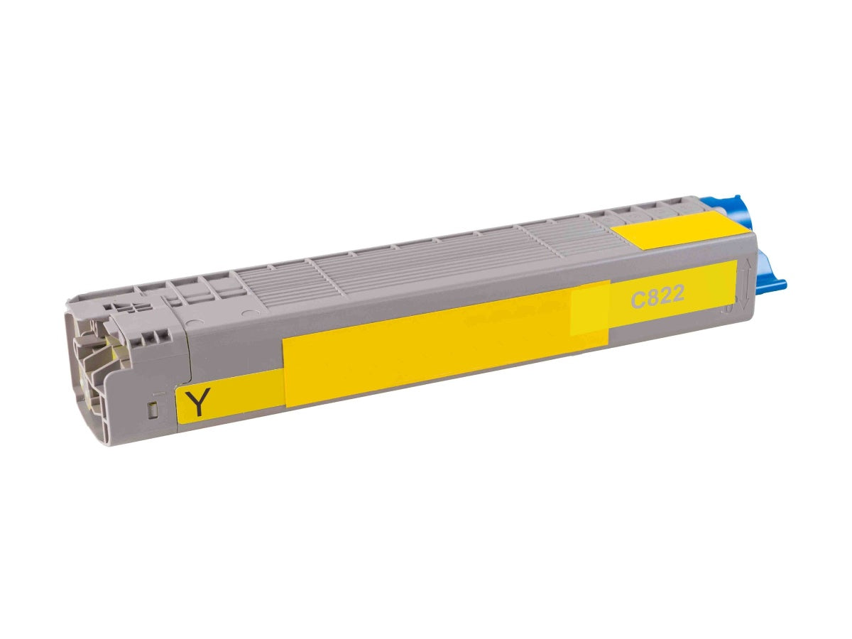 OKI C822 Toner kompatibel – 7'300 Seiten, Gelb