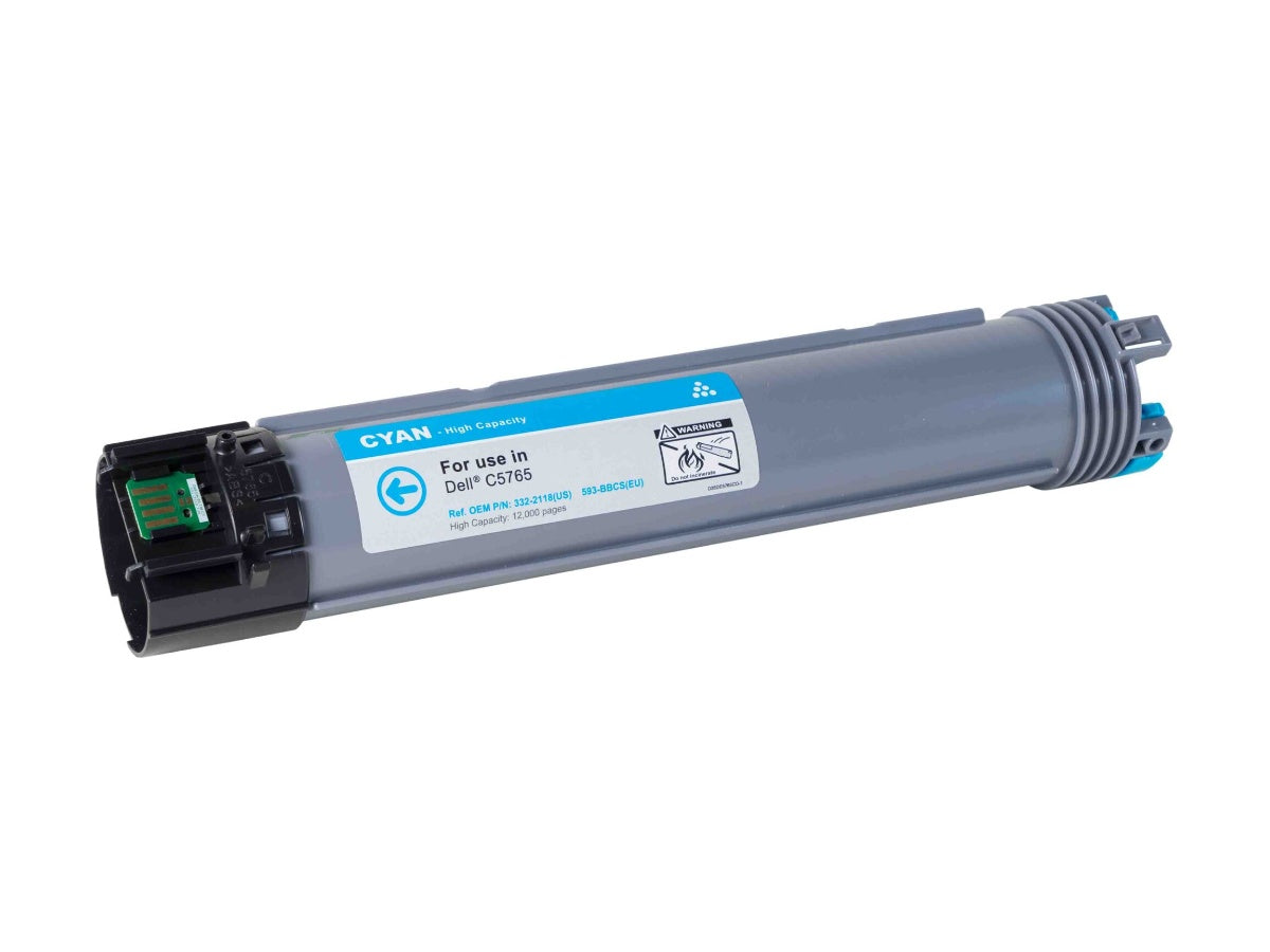 Dell C5765 Toner kompatibel – 12'000 Seiten, Cyan