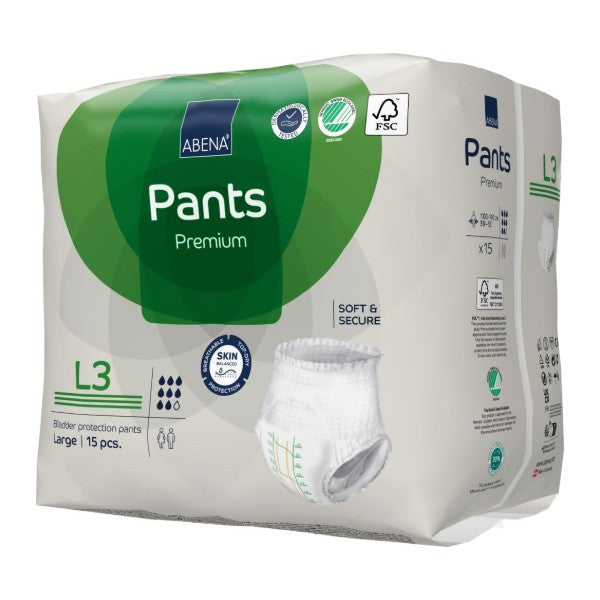 Pants Abena L3, grün – 90 Stück (6 x 15)