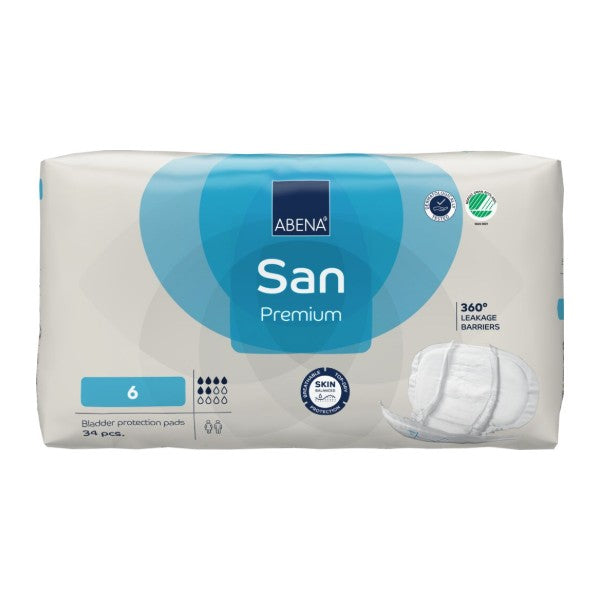 Abena San 6, blau – 102 Stück (3 x 34)
