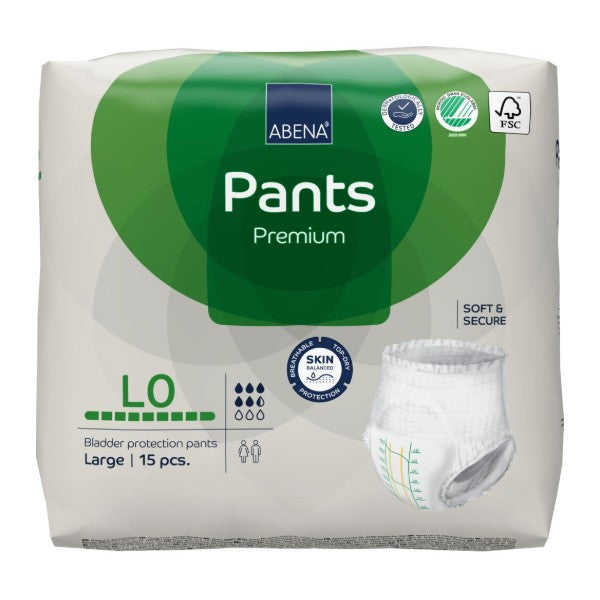 Pants Abena L0, grün – 90 Stück (6 x 15)