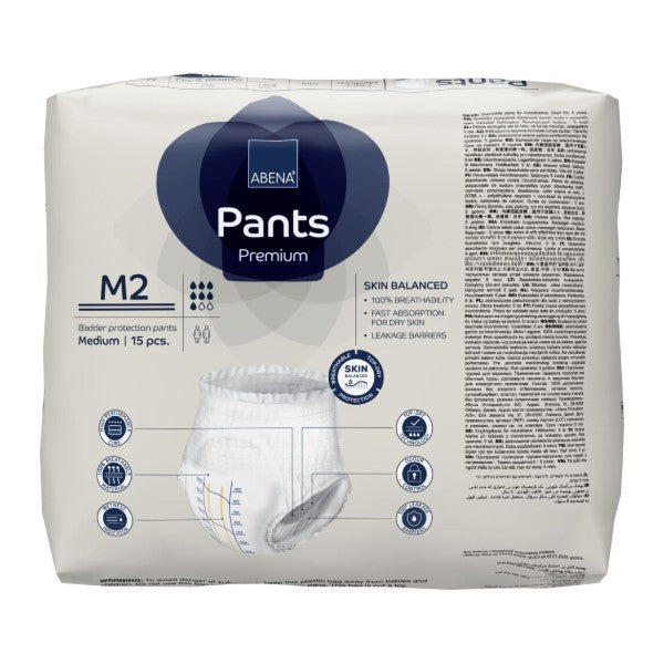 Pants Abena M2, blau – 90 Stück (6 x 15)
