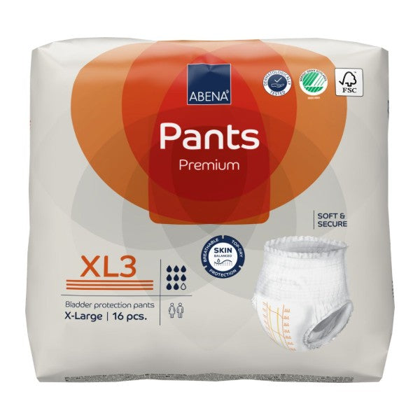 Pants Abena XL3, orange – 96 Stück (6 x 16)