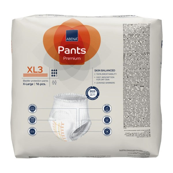 Pants Abena XL3, orange – 96 Stück (6 x 16)