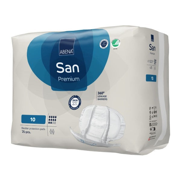 Abena San 10, blau, 25 Stück – Einzelpackung