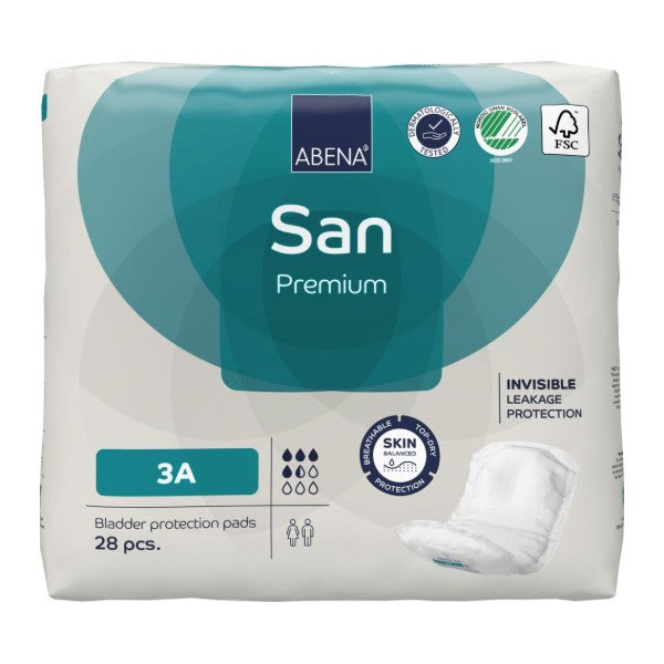 Abena San 3A, türkis – 196 Stück (7 x 28)
