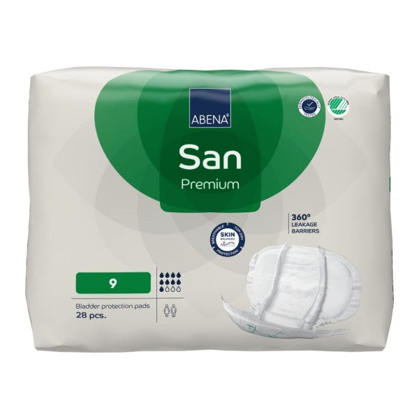 Abena San 9, grün – 112 Stück (4 x 28)