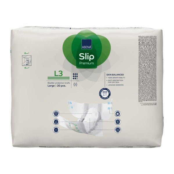 Slip Abena L3, grün – 80 Stück (4 x 20)