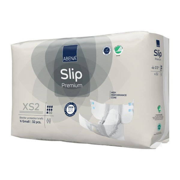 Slip Abena XS2, grau – 128 Stück (4 x 32)