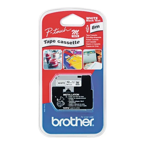 Brother P-touch Schriftband M-K231SBZ 12mm