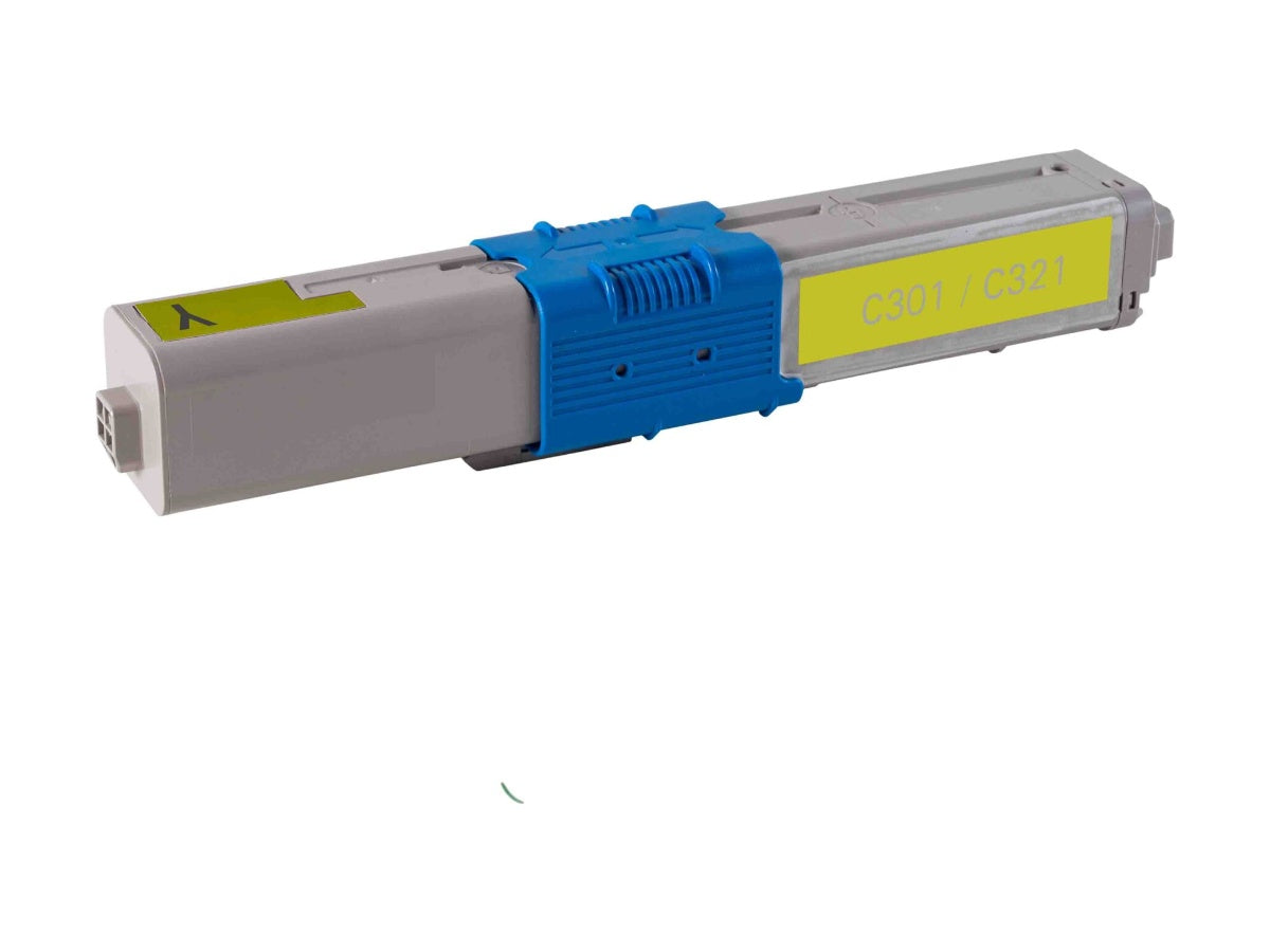 OKI C301 / C321 Toner kompatibel – 1'500 Seiten, Gelb