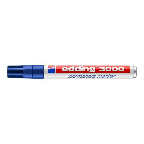 EDDING 3000 Permanent Marker, wasserfest, Blau