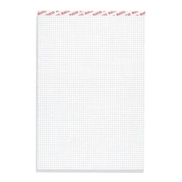 ELCO Notizblock kariert A5, 4 mm, weiss, 100 Blatt