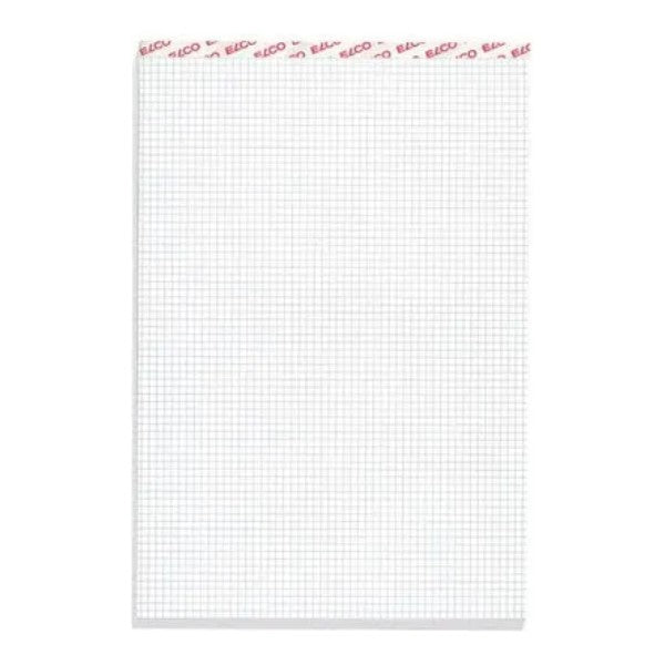 ELCO Notizblock kariert A5, 5 mm, weiss, 100 Blatt